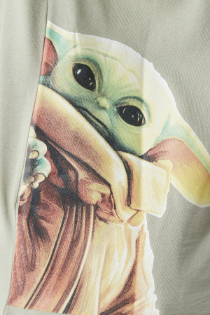 DC S Grogu The Chıld H Erkek Yeşil T-Shirt ADYZT05317-GEHW - 2