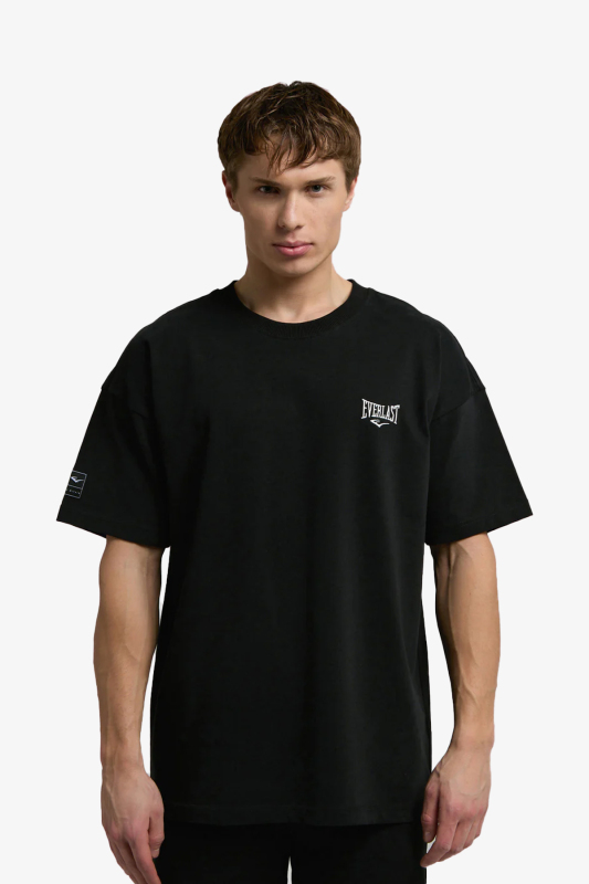 Everlast Ever Essentials Oversize Erkek Siyah T-Shirt TM0036-167 - 1