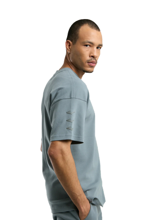 Everlast Ever Relaxed Oversize Erkek Gri T-Shirt - 2