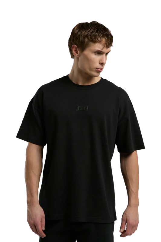 Everlast Ever Relaxed Oversize Erkek Siyah T-Shirt - 1