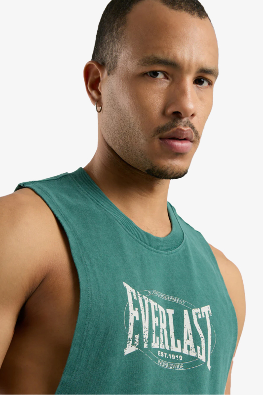 Everlast Everlast Authentic Boxing Erkek Yeşil Atlet TM0008-153 - 4