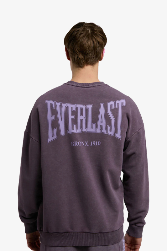 Everlast Everlast Bronx 1910 Erkek Mor Sweatshirt TM0030-305 - 4