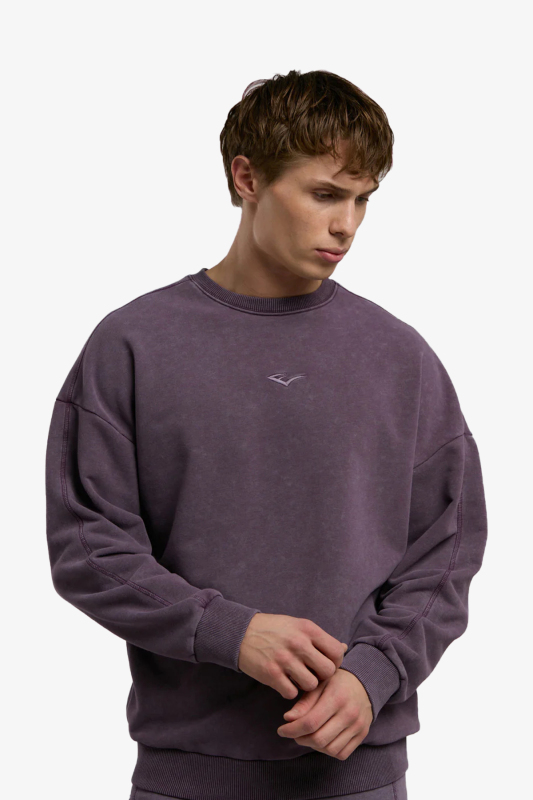 Everlast Everlast Bronx 1910 Erkek Mor Sweatshirt TM0030-305 - 2