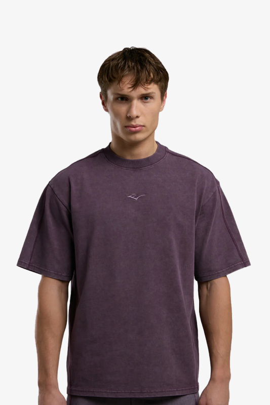 Everlast Everlast Bronx 1910 Oversize Erkek Mor T-Shirt TM0029-305 - 1