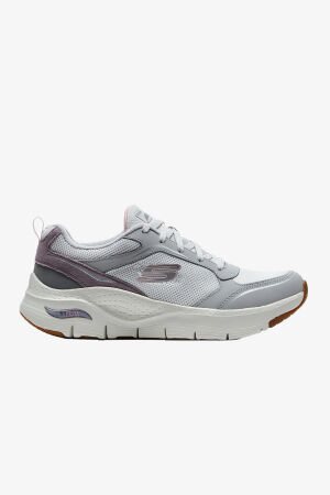 Skechers Go Walk Flex - Hands Up Kadın Gri Sneaker 149413TK LGPR - SKECHERS