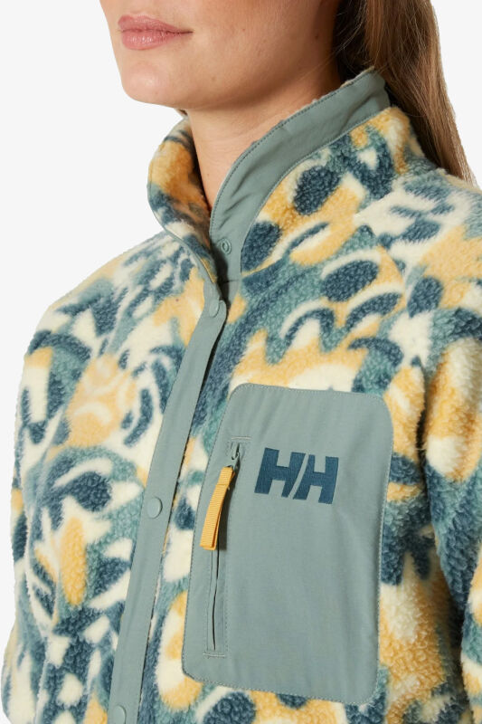 Helly Hansen Helly Hansen W imperial Printed Pile Snap Kadın Sarı Polar 63373-389 - 3