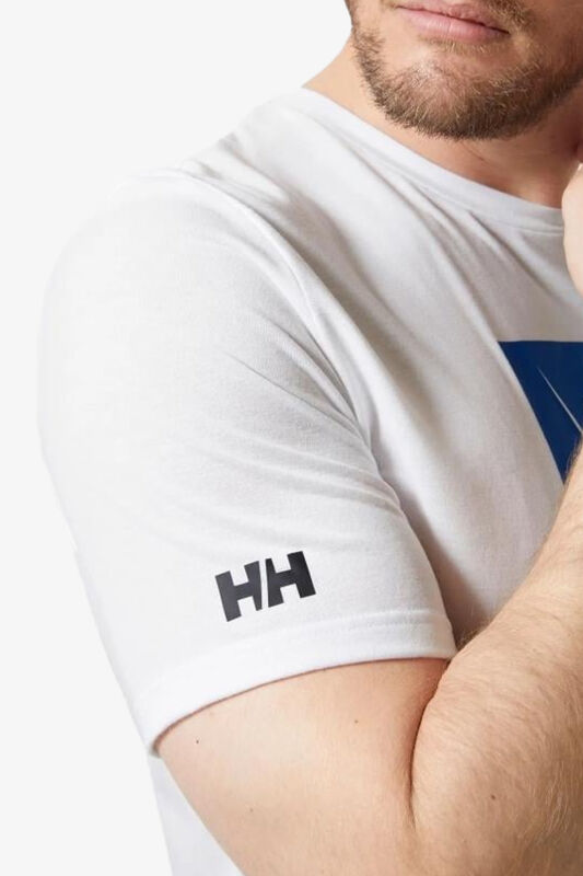 Helly Hansen Hp Race Graphic Erkek Beyaz T-Shirt 34419-001 - 3