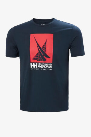 Helly Hansen Hp Race Graphic Erkek Lacivert T-Shirt 34419-597 - 1