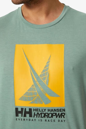 Helly Hansen Hp Race Graphic Erkek Yeşil T-Shirt 34419-489 - 3