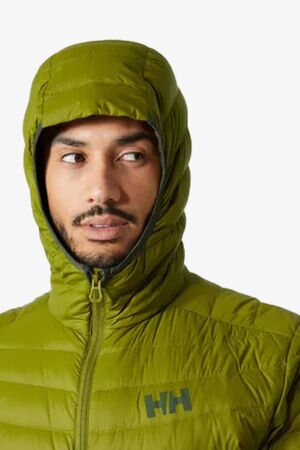 Helly Hansen Verglas Kapişonlu Down insulator Erkek Yeşil Mont 63005-461 - 2