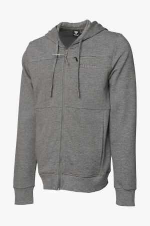 Hummel Everett Erkek Gri Fermuarlı Hoodie 921676-2833 - 3