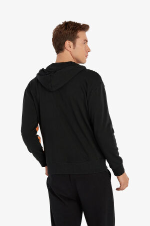 Hummel Hmlates Zip Erkek Siyah Sweatshirt 921897-2001 - 4