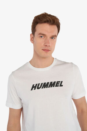 Hummel Hmlelemental Logo Cotton Tee Erkek Beyaz T-Shirt 911947-9001 - 2