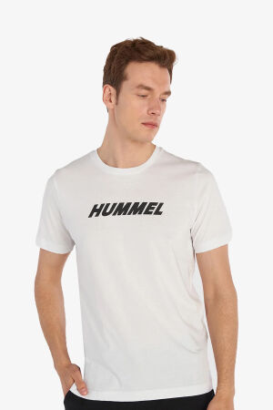 Hummel Hmlelemental Logo Cotton Tee Erkek Beyaz T-Shirt 911947-9001 