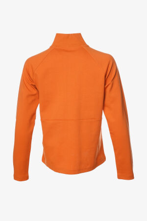 Hummel Hmlfuyu Zip Neck Kadın Turuncu Sweatshirt 921960-9819 - 3