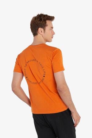 Hummel Hmlgerardo S/S Erkek Turuncu T-Shirt 911956-9819 - 4