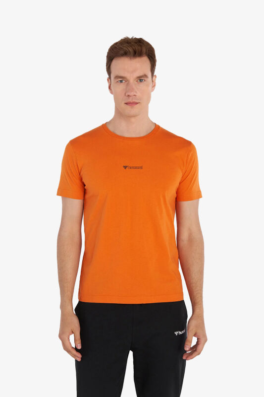 Hummel Hmlgerardo S/S Erkek Turuncu T-Shirt 911956-9819 - 1