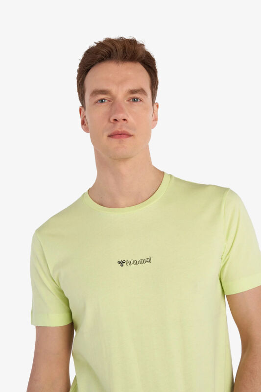 Hummel Hmlgerardo S/S Erkek Yeşil T-Shirt 911956-9818 - 2