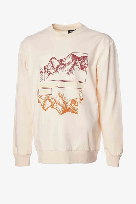 Hummel Hmlgilberto Erkek Bej Sweatshirt 921964-9820 - 3