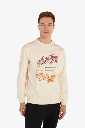 Hummel Hmlgilberto Erkek Bej Sweatshirt 921964-9820 - 1