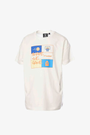 Hummel Hmlgorm Oversize S/S Çocuk Beyaz T-Shirt 911959-9003 - 1