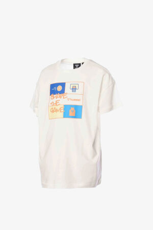 Hummel Hmlgorm Oversize S/S Çocuk Beyaz T-Shirt 911959-9003 - 2