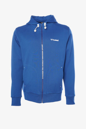 Hummel Hmljensen Zip Erkek Mavi Sweatshirt 921993-9821 - 1