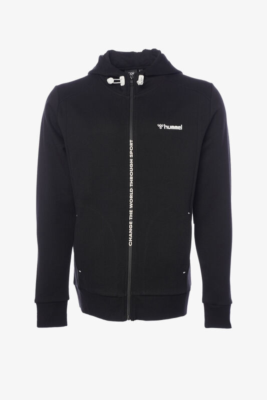 Hummel Hmljensen Zip Erkek Siyah Sweatshirt 921993-2001 - 1