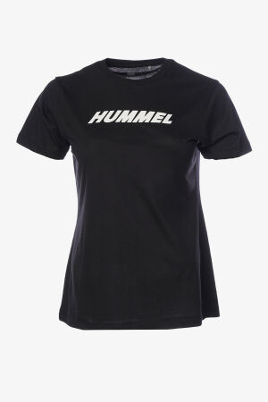 Hummel Hmlt-Te Elemental Logo Cotton Tee Kadın Siyah T-Shirt 912016-2001 - 1