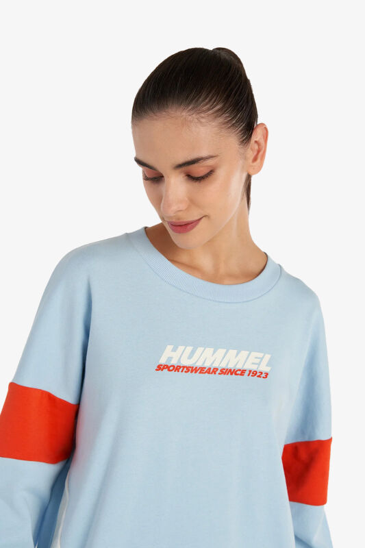 Hummel Hmlveta Kadın Mavi Sweatshirt 922096-9851 - 2