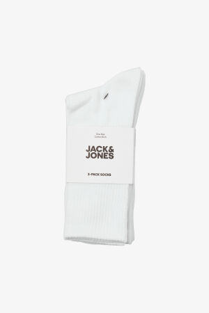 Jack & Jones Jaccharles Erkek Beyaz Çorap 12260081-White - 3