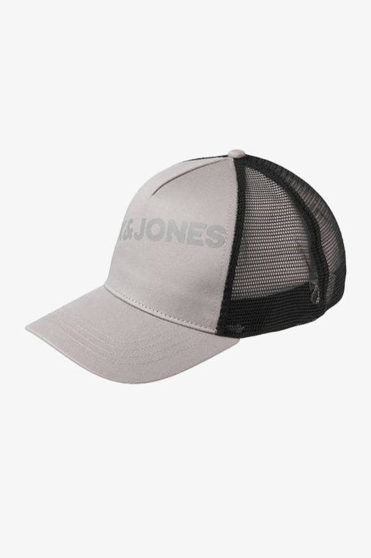 Jack & Jones Jachudson Owen Erkek Gri Trucker Şapka 12228973-Gray - 1