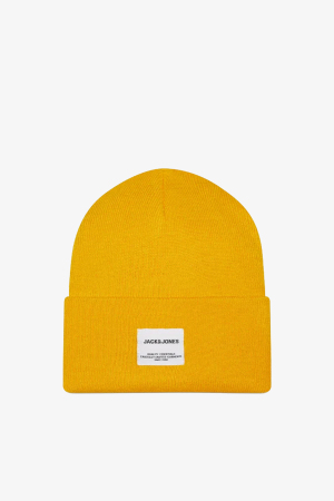 Jack & Jones Jaclong Knit Erkek Sarı Bere 12150627-Golden Rod - Jack & Jones