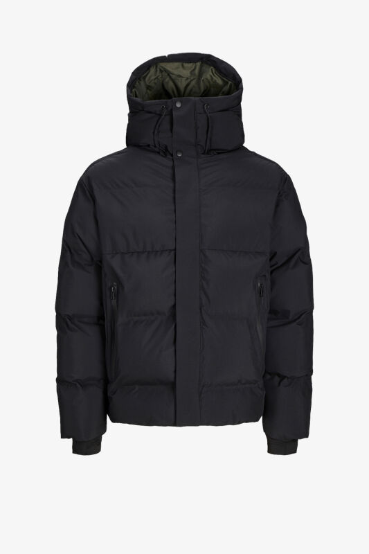 Jack & Jones Jcoalpha Puffer Erkek Siyah Mont 12261971-Black - 4