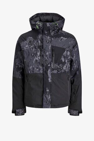 Jack & Jones Jcoalpine Erkek Siyah Mont 12241637-Black-Asphalt - Jack & Jones