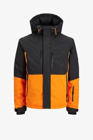Jack & Jones Jcoalpine Erkek Turuncu Mont 12241637-Exuberance - Jack & Jones