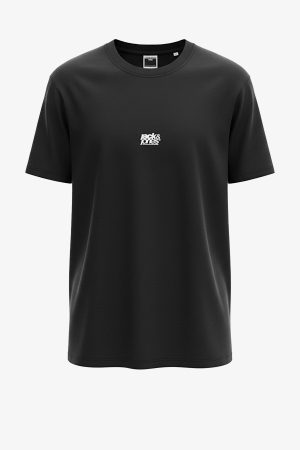Jack & Jones Jcobreeze Erkek Siyah T-Shirt 12298989-Black - Jack & Jones