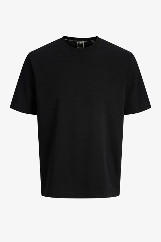 Jack & Jones Jcofusıon Badge Erkek Siyah T-Shirt 12289962-Black - 1