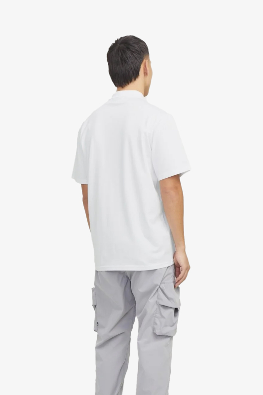 Jack & Jones Jcofusıon Pıque Polo Erkek Beyaz T-Shirt 12273127-Bright White - 2