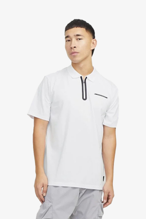 Jack & Jones Jcofusıon Pıque Polo Erkek Beyaz T-Shirt 12273127-Bright White - Jack & Jones