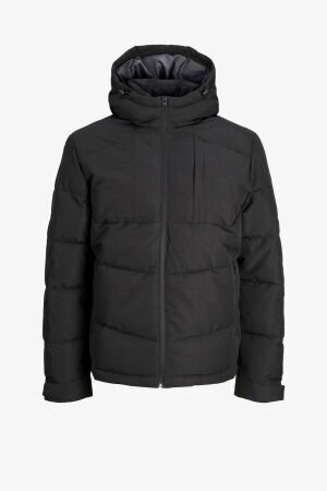 Jack & Jones Jcootıs Puffer Erkek Siyah Mont 12239001-Black - Jack & Jones