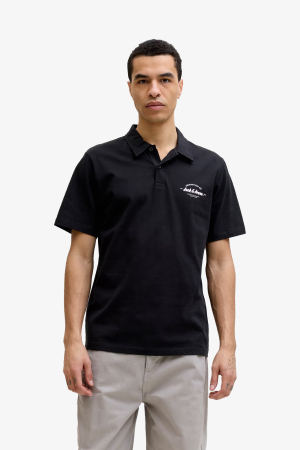 Jack & Jones Jjbrandon Polo Erkek Siyah T-Shirt 12288118-Black - Jack & Jones