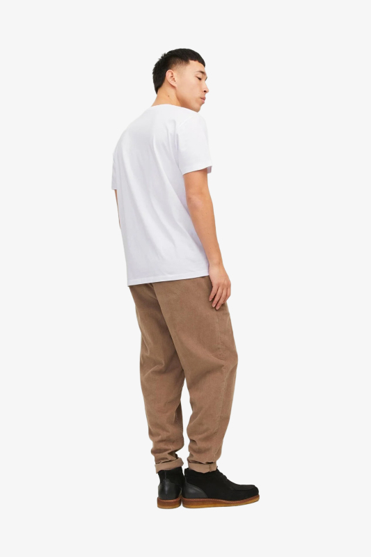 Jack & Jones Jjecorp Erkek Beyaz T-Shirt 12151955-White - 2