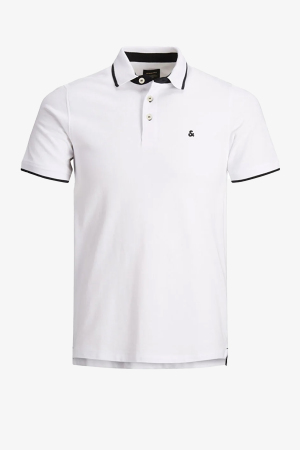 Jack & Jones Jjepaulos Polo Erkek Beyaz T-Shirt 12136668-White - Jack & Jones