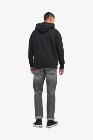 Jack & Jones Jjestar Erkek Siyah Sweatshirt 12233972-Black - 2