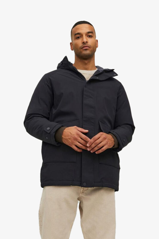 Jack & Jones JJetıko Erkek Siyah Parka 12211896-Black - 1