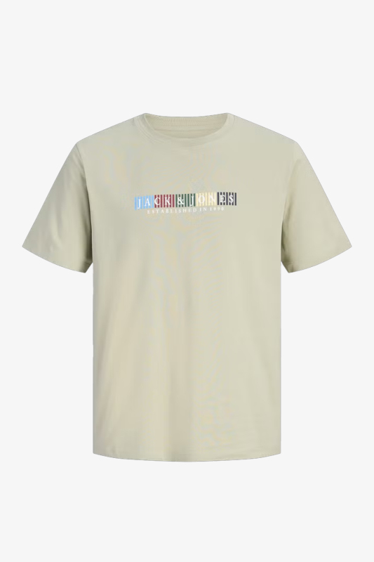 Jack & Jones Jornantucket Erkek Yeşil T-Shirt 12297899-Seagrass - 1