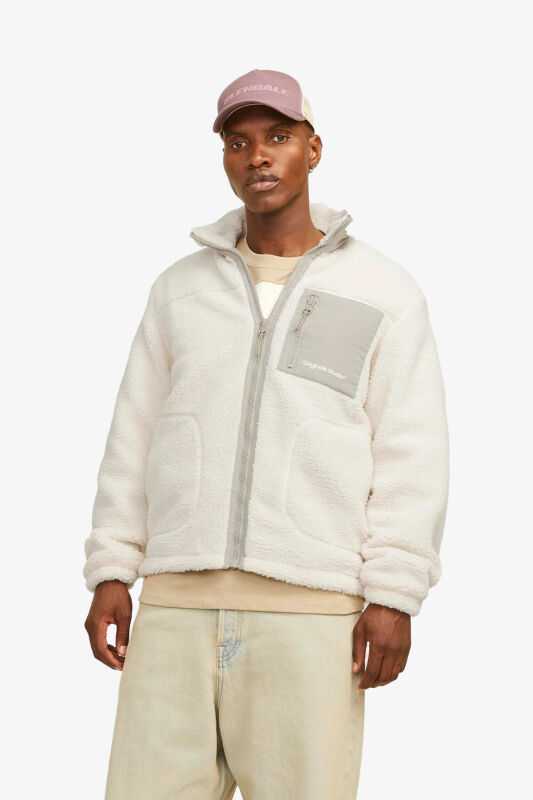 Jack & Jones Jorvesterbro Erkek Bej Polar 12260450-CloudDancer - 1