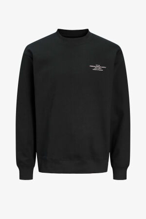 Jack & Jones Jprblachad Erkek Siyah Sweatshirt 12261386-Black - 3