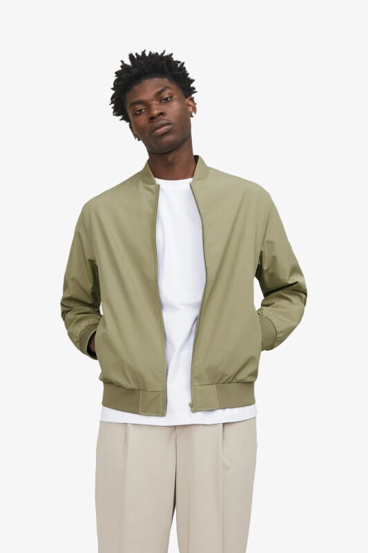 Jack & Jones Jprccıllusıon Bomber Sn Erkek Yeşil Mont 12251942-OliveNight - 1